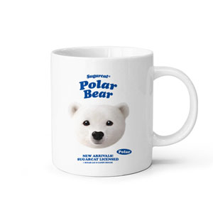 북극곰 폴라 타입페이스 머그컵