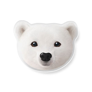 북극곰 폴라 얼굴 아크릴톡